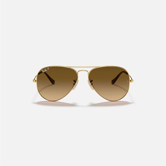 Ray-Ban Classic Gold Aviators with Polarized Brown Lenses